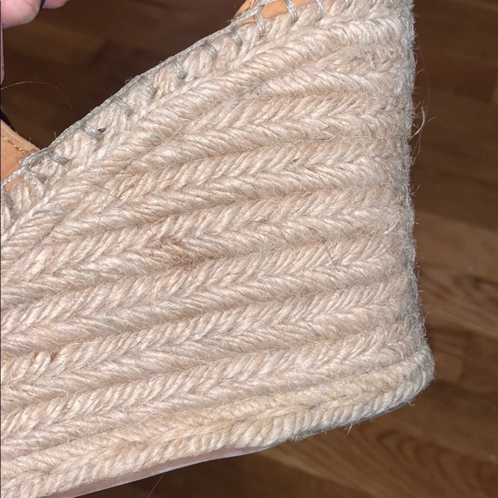 Marc Fisher Allison Perforated Espadrille Wedge
